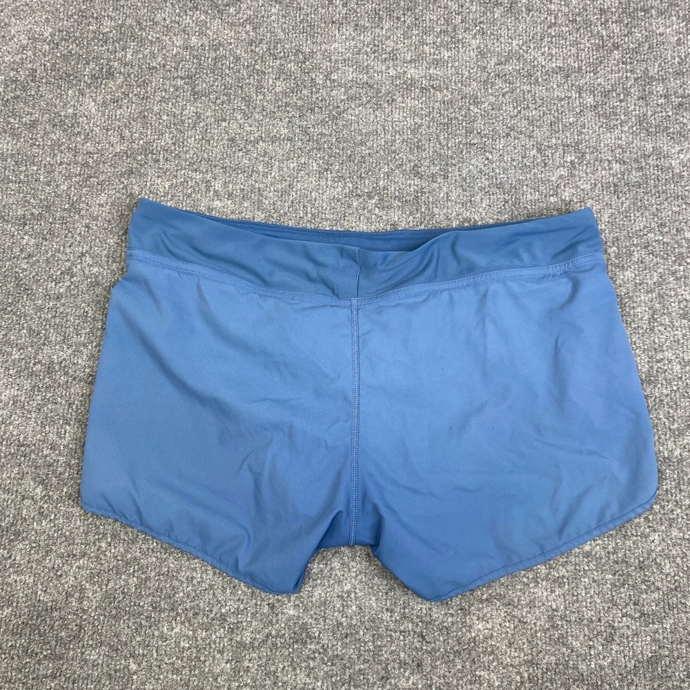 Patagonia Womens Strider Running Shorts Blue Size Medium Athletic Gym Training - Picture 9 of 9
